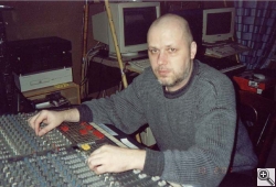 Валерий Лобанов в студии Pavian Records