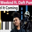  The Weeknd - i feel it coming ft. Daft Punk (2017)